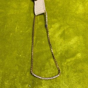 NWT Anthropologie Serefina Crystal Tennis Necklace